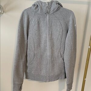 💨 Iconic Lululemon Heather Gray Funnel Neck Jacket 💨